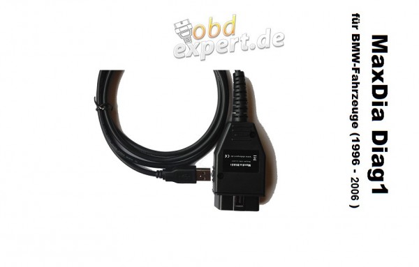 MaxDia Diag1 - Diagnose Interface für BMW-Fahrzeuge (Bj 1996-2006) - OHNE SOFTWARE